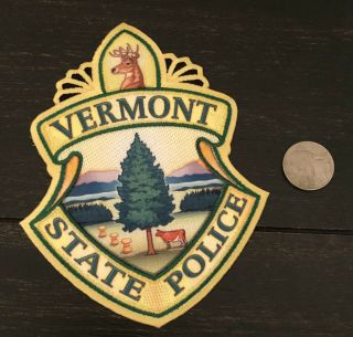 Vermont State Police Very Detailed Unique Patch