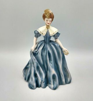 Vintage Florence Ceramics Pasadena California Woman In Dress Figurine Nita