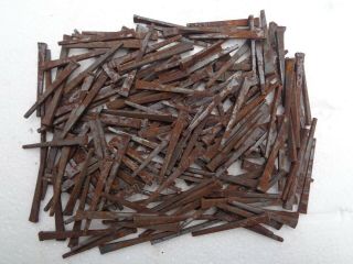 Vintage Square Cut 2 1/4 " Nails - Two Pounds (180) - Straight Rusty Restorations
