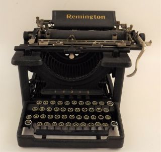 Vintage Antique Remington Standard No.  10 Typewriter 1912 - 1913 Serial 267087