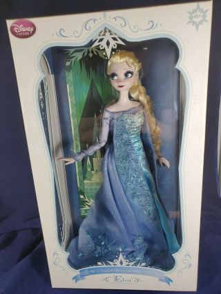 Disney Store 2013 Frozen Snow Queen Elsa 17 " Limited Edition Doll