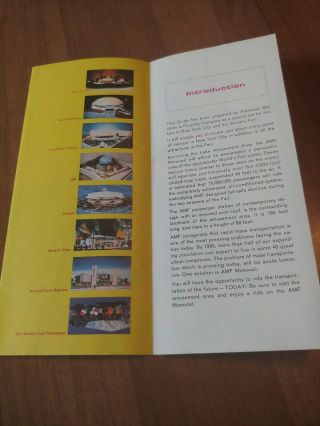 1964 - 1965 World ' s fair Map And York City Guide United States Steel yellow 3