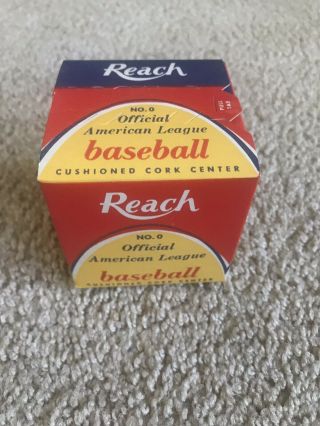 Vintage Reach American League Baseball Joe Cronin President