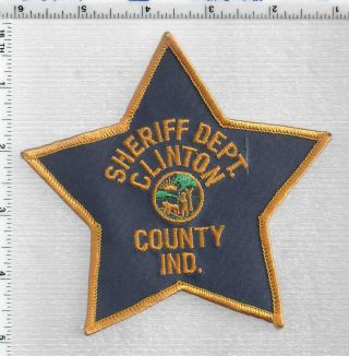 Clinton County Sheriff Dept (indiana) 3rd Issue Shoulder Patch