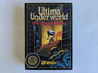 Ultima Underworld: The Stygian Abyss (1991) Us Pc 3.  5 " Disk Vintage Big Box Cib
