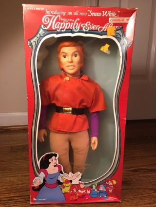 Vintage Snow White “the Prince” Happily Ever After Lucky Bell Doll - Ultra Rare