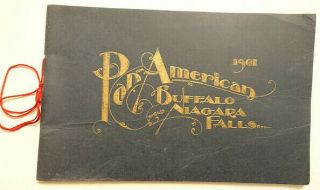 1901 Pan American Exposition / Buffalo Ny & Niagara Falls Book Photos & Map