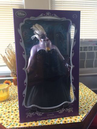 Disney Store Doll Ursula Limited Edition 17’’ The Little Mermaid Villain 2000 Le