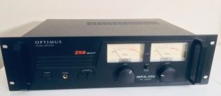 Vintage Radio Shack Model Optimus Mpa - 250 Stereo P.  A.  Amplifier