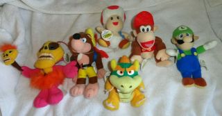 6 Vintage Nintendo 64 Collectibles Plush Toys Bd&a