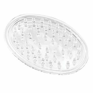 Interdesign Plastic Bar Soap Holder For Bathroom Shower - Clear