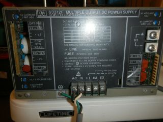 Vintage Hp 63312f Dual Output Dc Power Supply 12v - 20 Amp