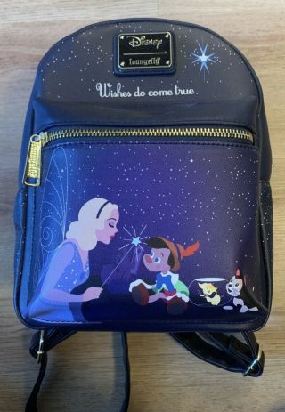 Loungefly Disney Pinocchio Blue Fairy Mini Backpack