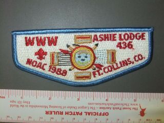 Boy Scout Oa 436 Ashie Flap 2288hh