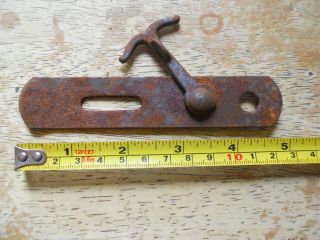 1 Vintage 5 Inch Cast Iron Gate/ Barn Door Latch Circa 1900s Old Hardware