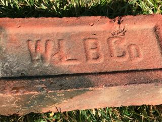1910 Antique Clay Brick Wm Lahey Brick Company Of Newburgh,  Ny Hudson River Bric