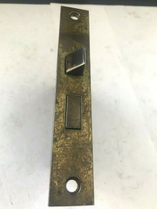 1 ANTIQUE ARTS CRAFT DECO VICTORIAN BRASS PLATED FACE 5 1/4 