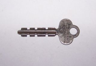 Vintage E.  T.  Fraim Co Lock Key 63 Antique Lancaster Pa