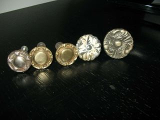 5 Vintage French Provincial Style Floral Knobs Pulls Handles 1 " - 2 "