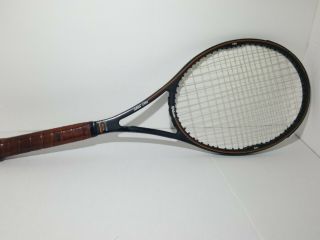Vintage Wilson Pro Staff Graphite W/ Kevlar 4 3/8 Pws Midsize Tennis Racket L3