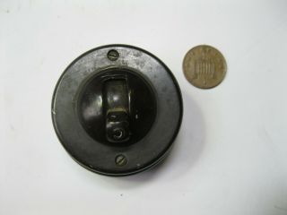 Vintage Bakelite Round Light Dolly Switch By Crabtree