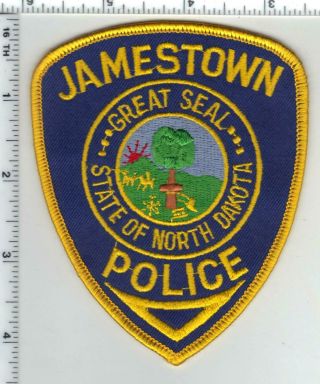 Jamestown Police (north Dakota) 2nd Issue Shoulder Patch