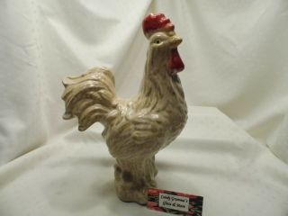 Large Ceramic Rooster Chicken 12 " Tall