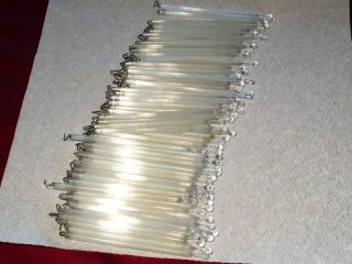 Set Of 60 Antique Vintage Crystal Prisms For Chandelier /sconce /lamp Unique
