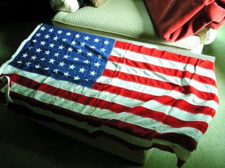 Vintage 48 Star Us United States American Flag 3x5 By Premier Flag Co.  Usa