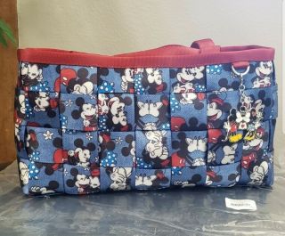 Nwt Disney Harveys Seatbelt Bag Mickey Loves Minnie Satchel Limited Release