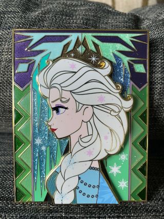 Elsa Profile Pin - Disney Frozen Fantasy Pin - Designs By Gen / Designbygenn