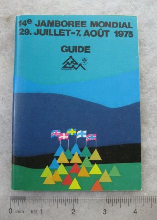 Boy Scout 1975 World Jamboree Nordjamb Norway Guide Book Coke French 64 Pages