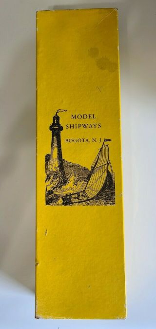 Vtg Model Shipways Kit,  Bogota,  Nj,  Mahogany Dapper Tom Baltimore Clipper