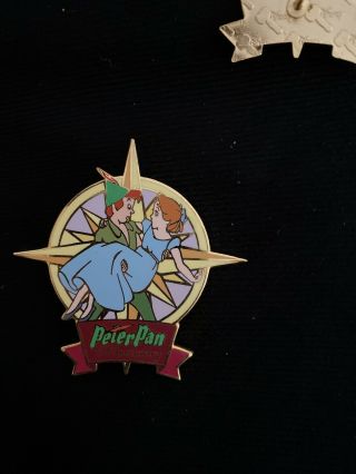 Disney Le100 Pin Peter Pan 50th Anniversary Peter Pan And Wendy
