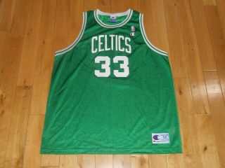 Vintage 90s Champion Larry Bird Boston Celtics 33 Mens Nba Team Jersey 52 Xxl