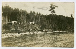 Vintage Seattle Photo Postcard Rppc Fauntleroy Park Beach 1908
