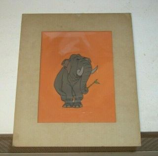 Disneyland Animation Cell Celluloid Drawing Disney Wdp Orig Mat Jungle Book 1
