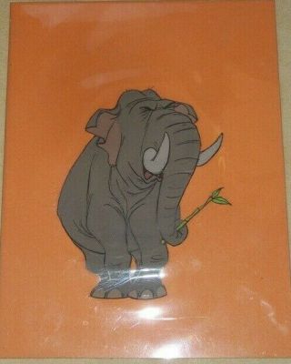 Disneyland Animation Cell Celluloid Drawing Disney WDP Orig Mat Jungle Book 1 2