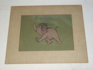 Disneyland Animation Cell Celluloid Drawing Disney Wdp Orig Mat Jungle Book 2