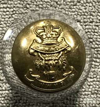 Nwmp,  North West Mounted Police Victorian Crown Uniform Button (22759)