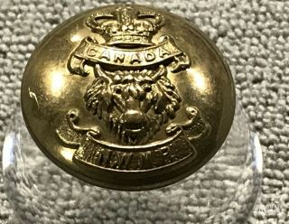 NWMP,  North West Mounted Police Victorian Crown Uniform Button (22759) 2
