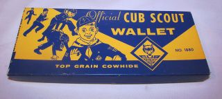 Vintage Official Cub Scout Wallet - B.  S.  A.
