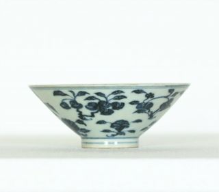 A Chinese Blue And White Porcelain Bowl Ming Dynasty Xuande Mark