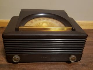 Vintage Philco Art Deco Tube Radio Model 50 - 920
