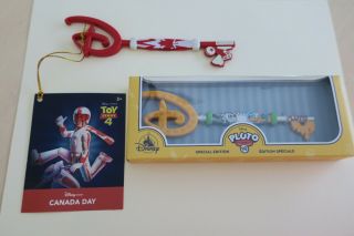 Disney Store Keys Duke Caboom Toy Story Canada Pluto 90th Anniversary In Hand