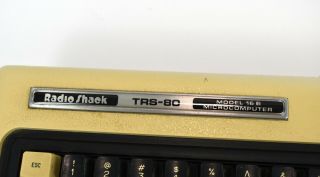 Model 16 Tandy - Radio Shack - Micro Computer Keyboard TRS - 80 216900 (vintage) 3