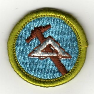 Drafting Merit Badge,  Type G,  Cloth Back (1961 - 71),