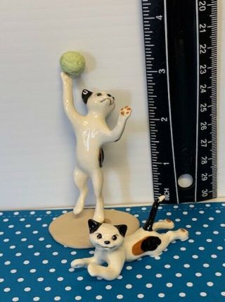 Vintage Hagen Renaker Ceramic Miniature Siamese Cats