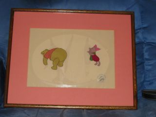Disney Winnie The Pooh And Piglet Production Animation Cel