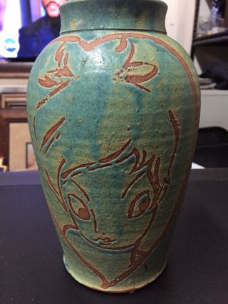 Rare Disney Jenchi Wu Tinker Bell In Heart Le50 Clay Vase